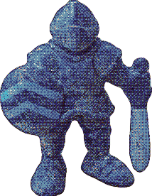 plastic figure with a sword