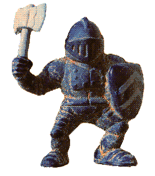 plastic figure with an axe