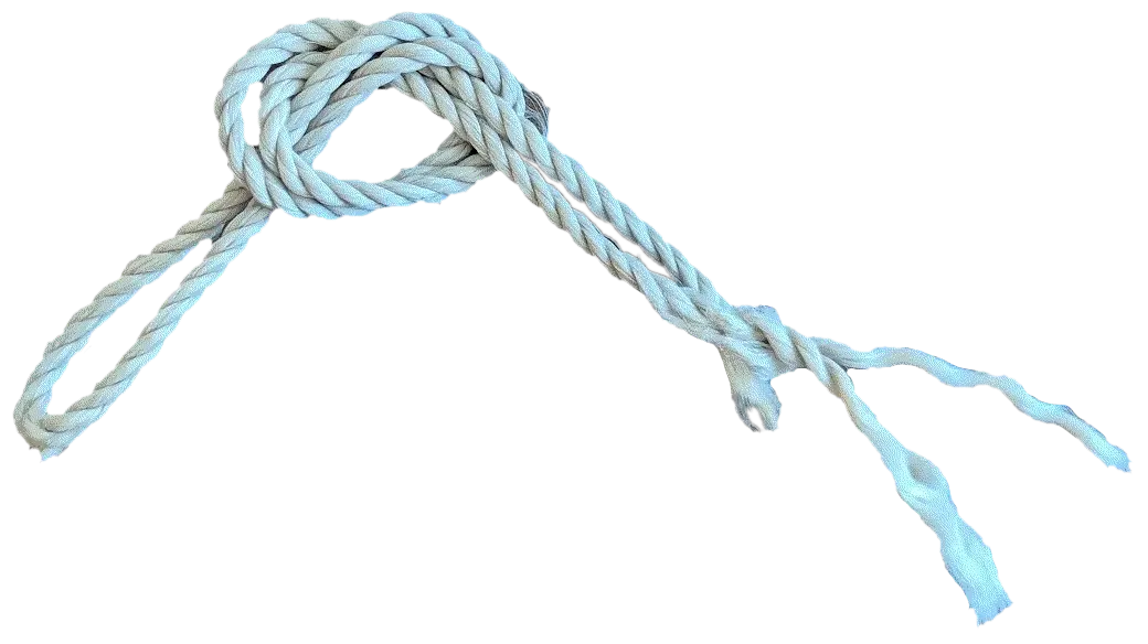 a bit of knotted twine